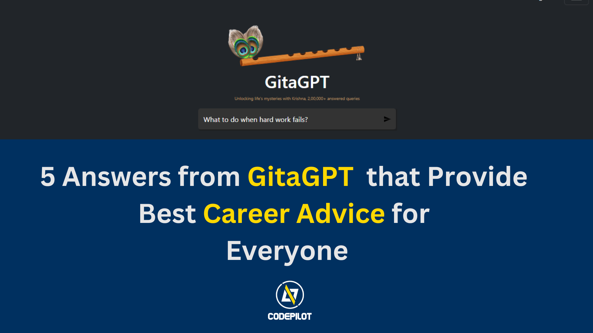 5 Answers from GitaGPT that Provide Best Career Advice for Everyone